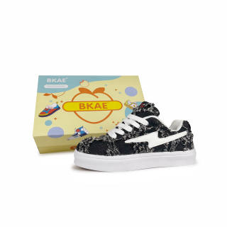 BKAE Slip Resistant, Abrasion Resistant, Lightweight Low top Skateboard Shoes Unisex Black