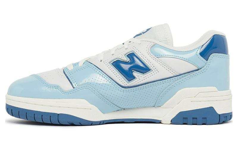 New Balance New Balance NB 550 Comfortable Abrasion Resistant Abrasion Resistant Low top Skateboard Shoes Men's Blue White