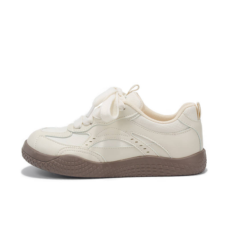 Binya Lightweight Low top Skateboard Shoes Women's Beige