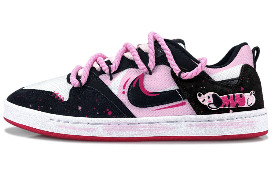 Nike Nike SB Alleyoop Berry Puppy Low top Skateboard Shoes Unisex Pink