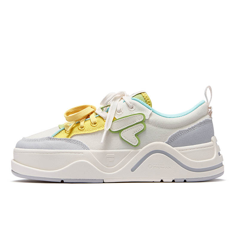 FILA FUSION 50 50 DX II CVS Textile, Synthetic Leather Lightweight Breathable Low top Skateboard Shoes Women's