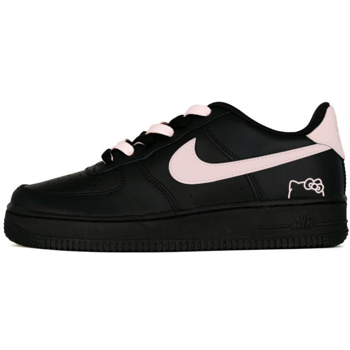 Nike Nike Air Force 1 Black Warrior Air Force 1 Abrasion Resistant Abrasion Resistant Low top Skateboard Shoes Unisex