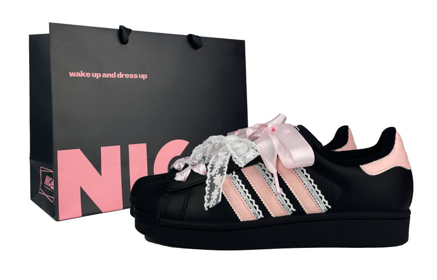 Adidas Originals SUPERSTAR Encounter, Shopping Bag Abrasion Resistant Height Increasing