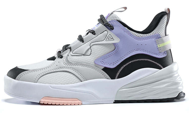 PEAK Low top Skateboard Shoes Women's Gray Purple