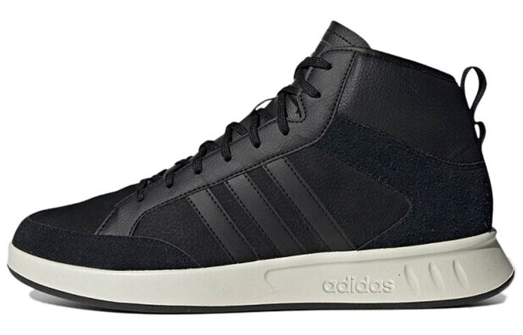 Adidas Adidas Court80s Abrasion Resistant Abrasion Resistant Mid top Skateboard Shoes Unisex Black
