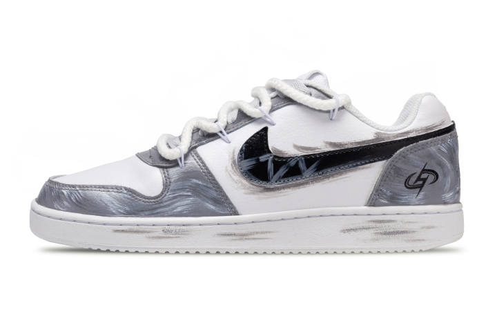 Nike Nike EBERNON Black Hole Product, Gray Dove Abrasion Resistant Abrasion Resistant Low top Skateboard Shoes Unisex