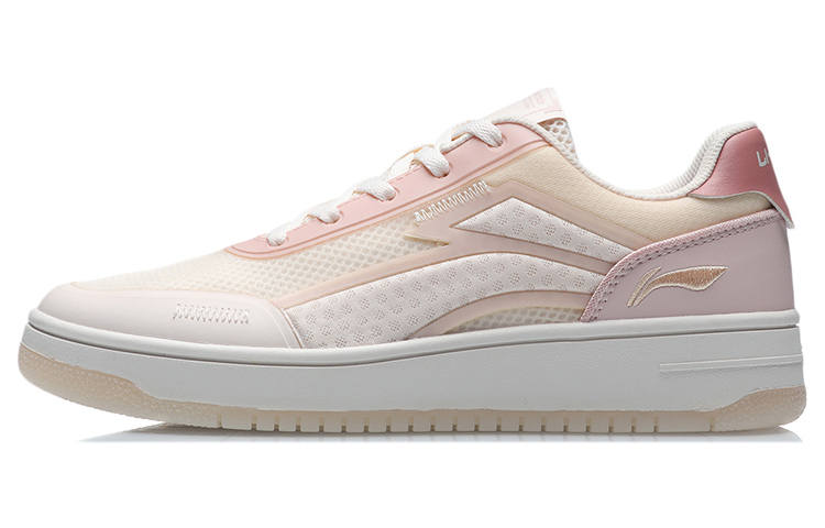Li-Ning Li Ning Skateboard Shoes Women's Low Top Apricot/Pink