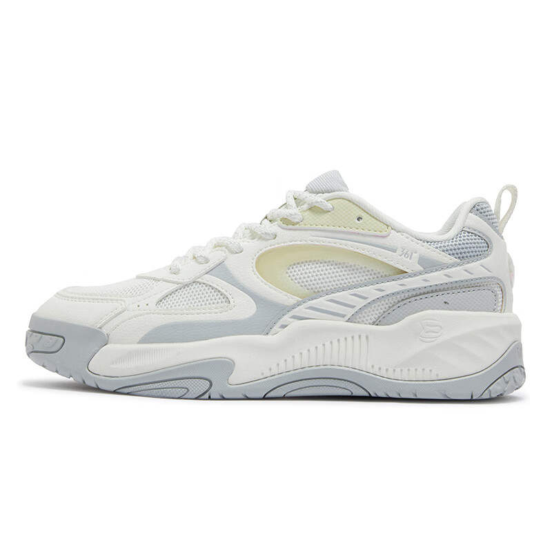 361° Abrasion Resistant Slip Resistant Low top Skateboard Shoes Women's White