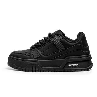 RENBEN Abrasion Resistant Height Increasing Low top Skateboard Shoes Men's