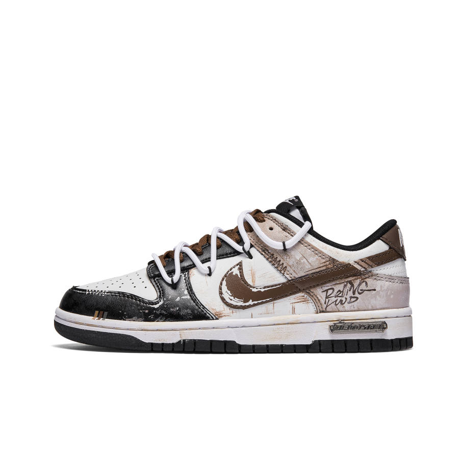 Nike Nike Dunk Go It Alone Leather Abrasion Resistant, Lightweight, Balanced Low top Skateboard Shoes Men's Tan