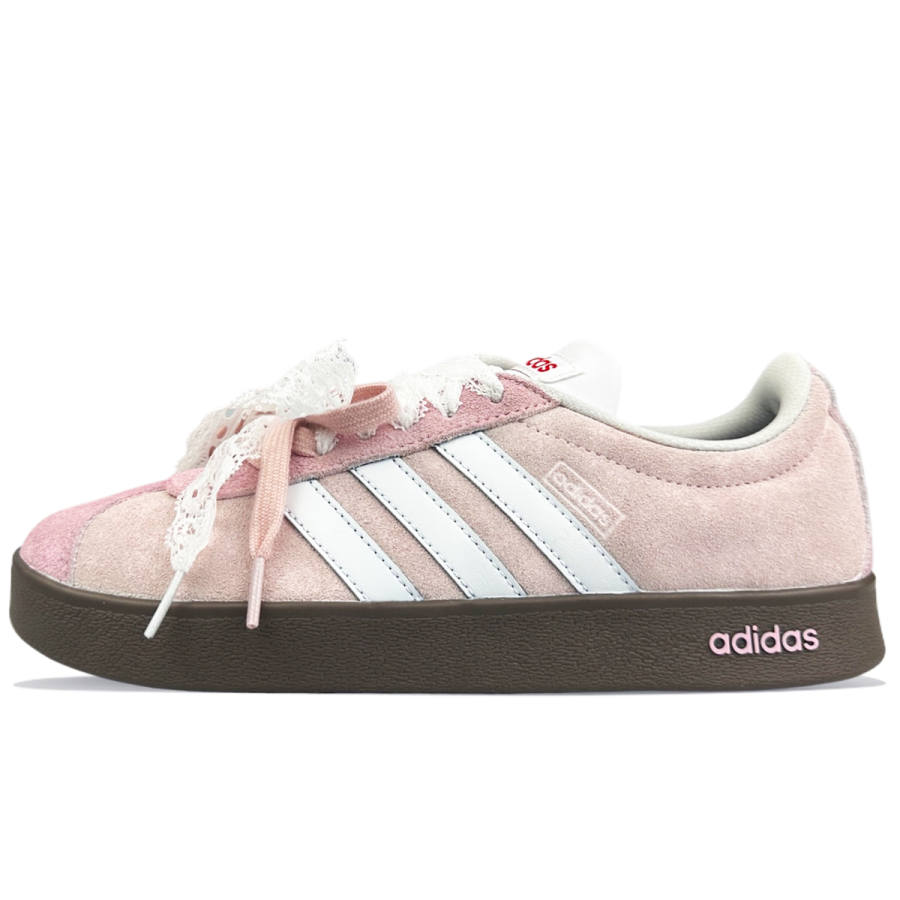 Adidas Adidas BNK Sweet Style Lace Leather Cushioning Abrasion Resistant Cushioning, Wear Resistant Low top Skateboard Shoes