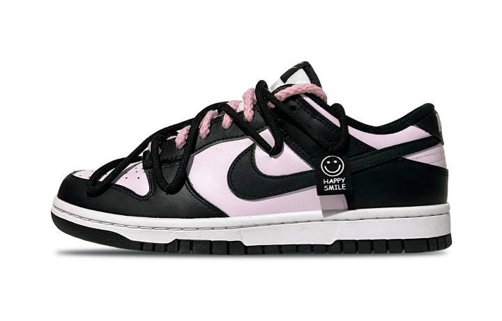 Nike Nike Dunk Retro Low top Skateboard Shoes Women's Black Pink