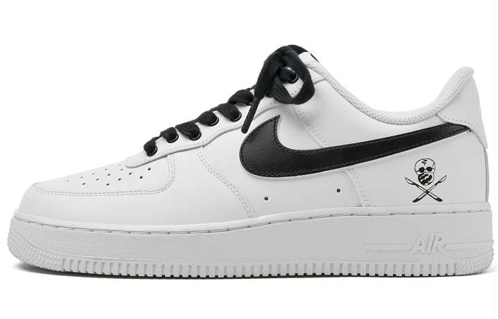 Nike Nike Air Force 1 Air Force 1 Low top Skateboard Shoes Unisex Black White