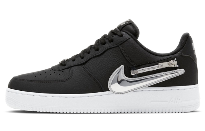 Nike Nike Air Force 1 Low Zip Swoosh Black