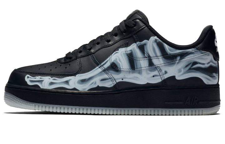 Nike Nike Air Force 1 '07 Qs 'Black Skeleton'