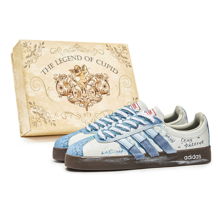 Adidas Adidas VL COURT 2.0 Lifestyle Freedom Panda, Box, Glacier Breath Breathable Low top Skateboard Shoes Unisex