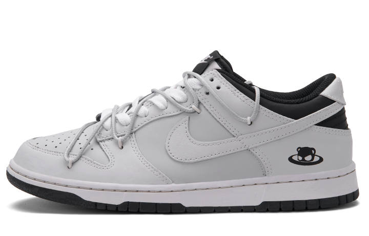 Nike Nike Dunk Gray Panda Low top Skateboard Shoes Unisex Gray White