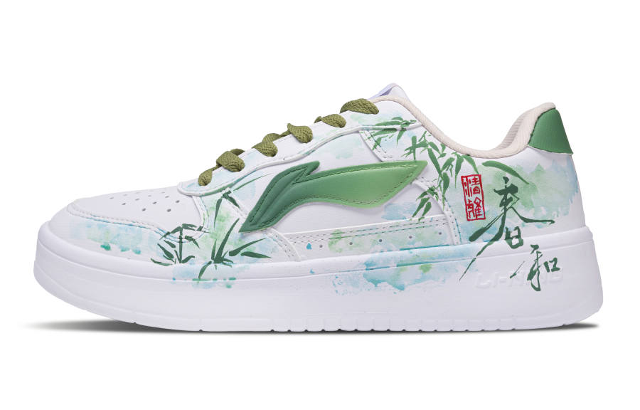 Li-Ning Li Ning Floating Boat Spring And The Scenery Are Bright, With Artistic Expressions Through The Tips Of The Toes.