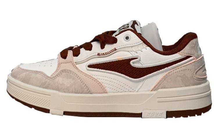 Erke Slip Resistant Cushioning Low top Skateboard Shoes Women's Red White