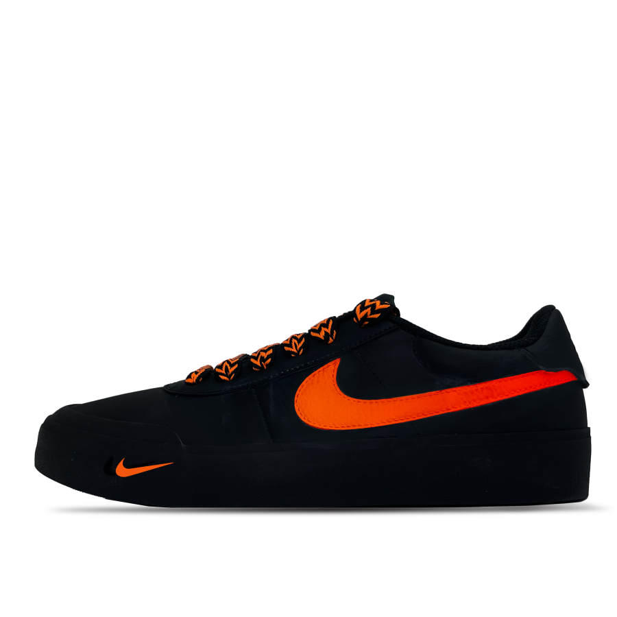 Nike Nike Court Shot Utarashi Slip Resistant Low top Skateboard Shoes Men's Black Orange