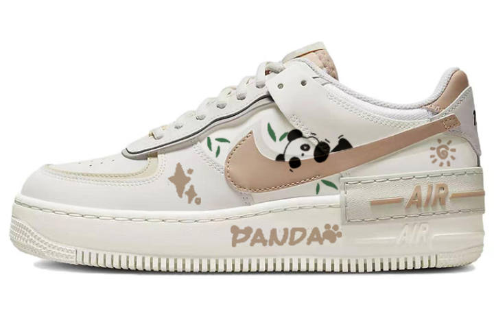 Nike Nike Air Force 1 Skateboard Shoes Women's Low Top Brown/White