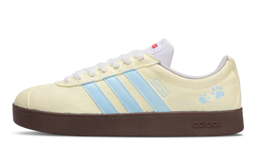 Adidas Adidas Abrasion Resistant Low top Skateboard Shoes Unisex Blue Yellow