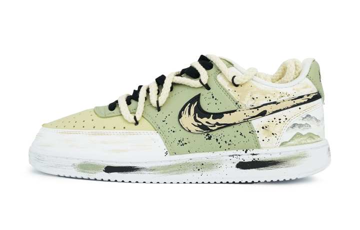 Nike Nike Court Vision 1 Low top Skateboard Shoes Men's Green