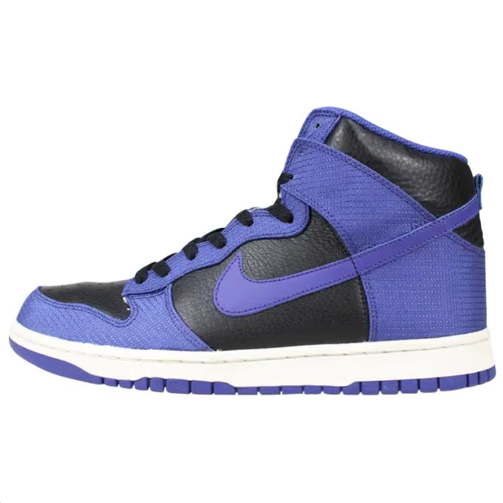 Nike Nike Dunk High top Skateboard Shoes Men's Purple Black