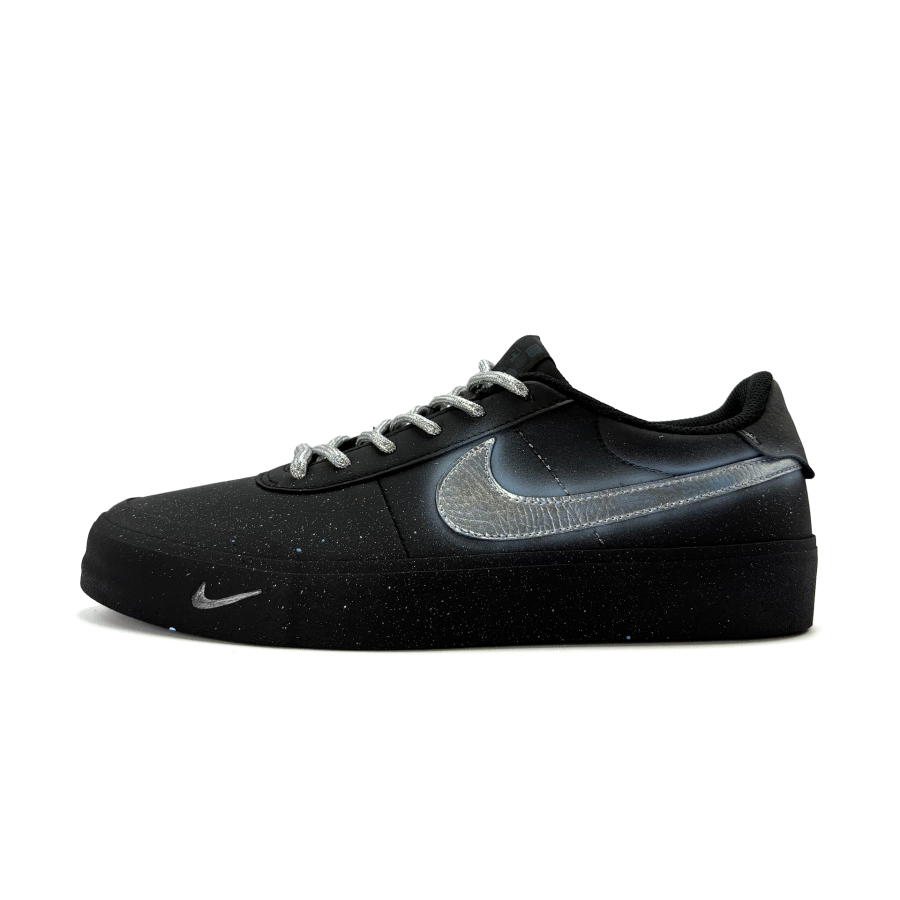 Nike Nike Court Shot Blue Gradient Layer Slip Resistant Abrasion Resistant Low top Skateboard Shoes Men's Black Silver