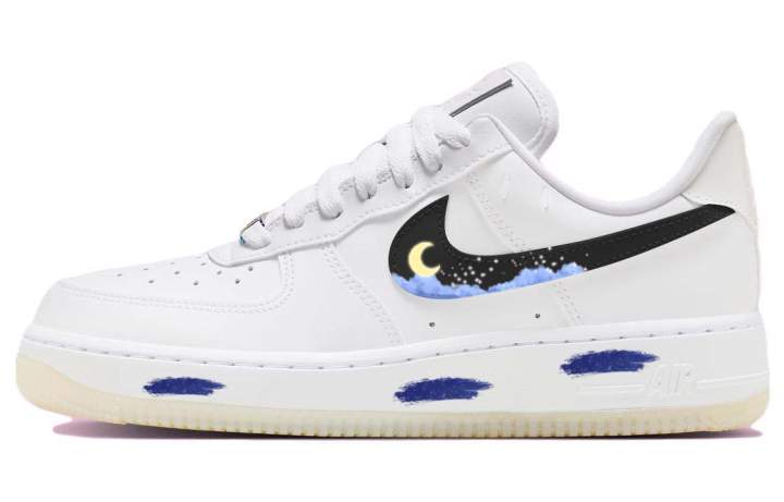 Nike Nike Air Force 1 Skateboard Shoes Women's Low Top White/Blue