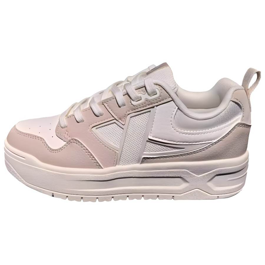 XTEP Low top Skateboard Shoes Women's White Pink