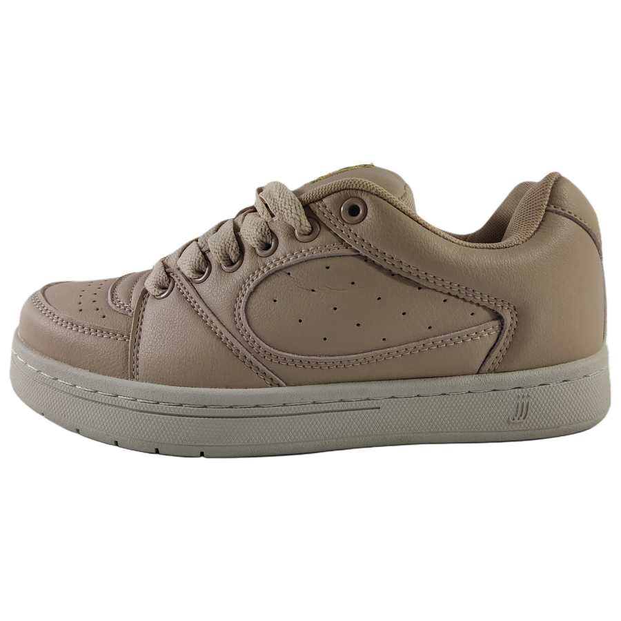 JINJIJIANG Coverage Abrasion Resistant Low top Skateboard Shoes Women's Brown