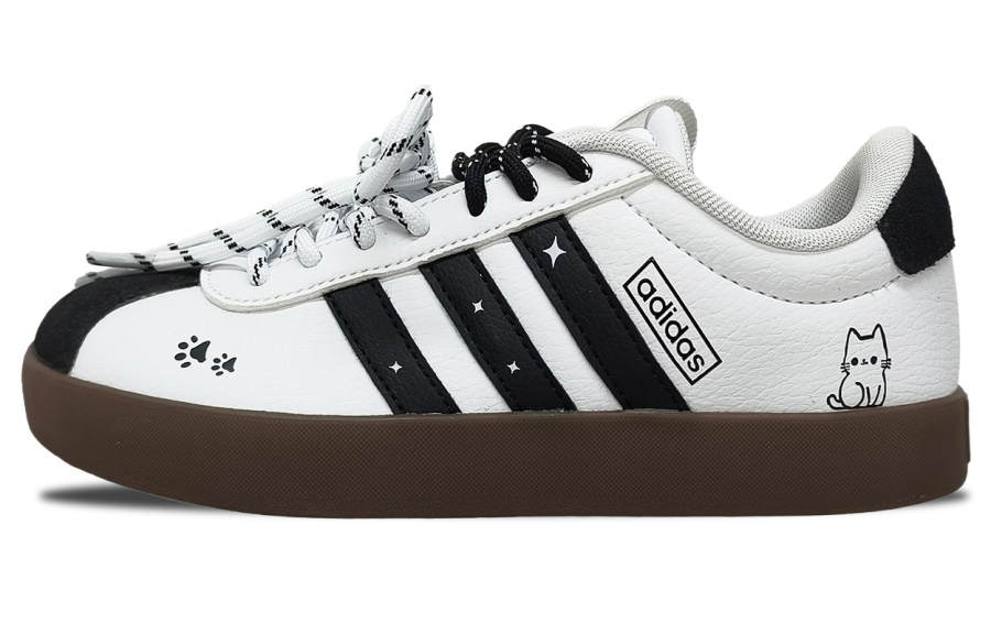 Adidas Adidas VL COURT 3.0 Abrasion Resistant Abrasion Resistant Low top Skateboard Shoes Unisex