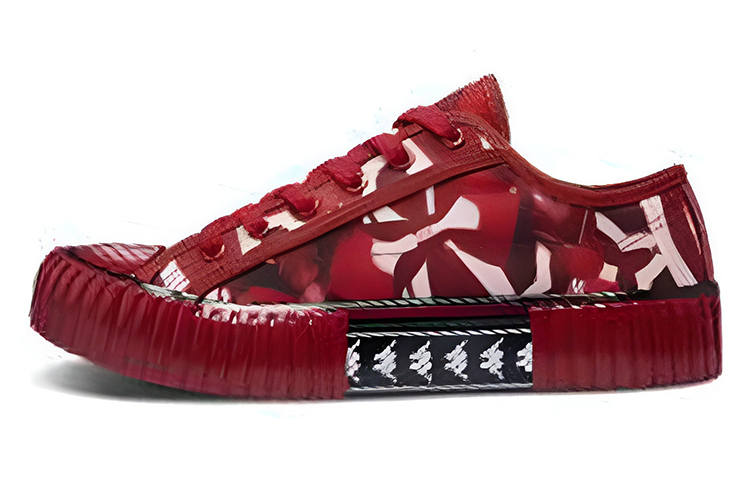 Kappa Low top Skateboard Shoes Unisex Red