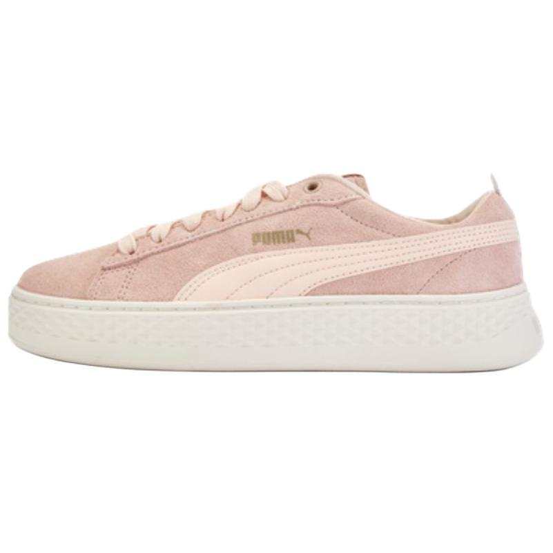 PUMA Platform Split Cow Leather, Artificial Leather Height Increasing Slip Resistant Low top Skateboard Shoes Women's