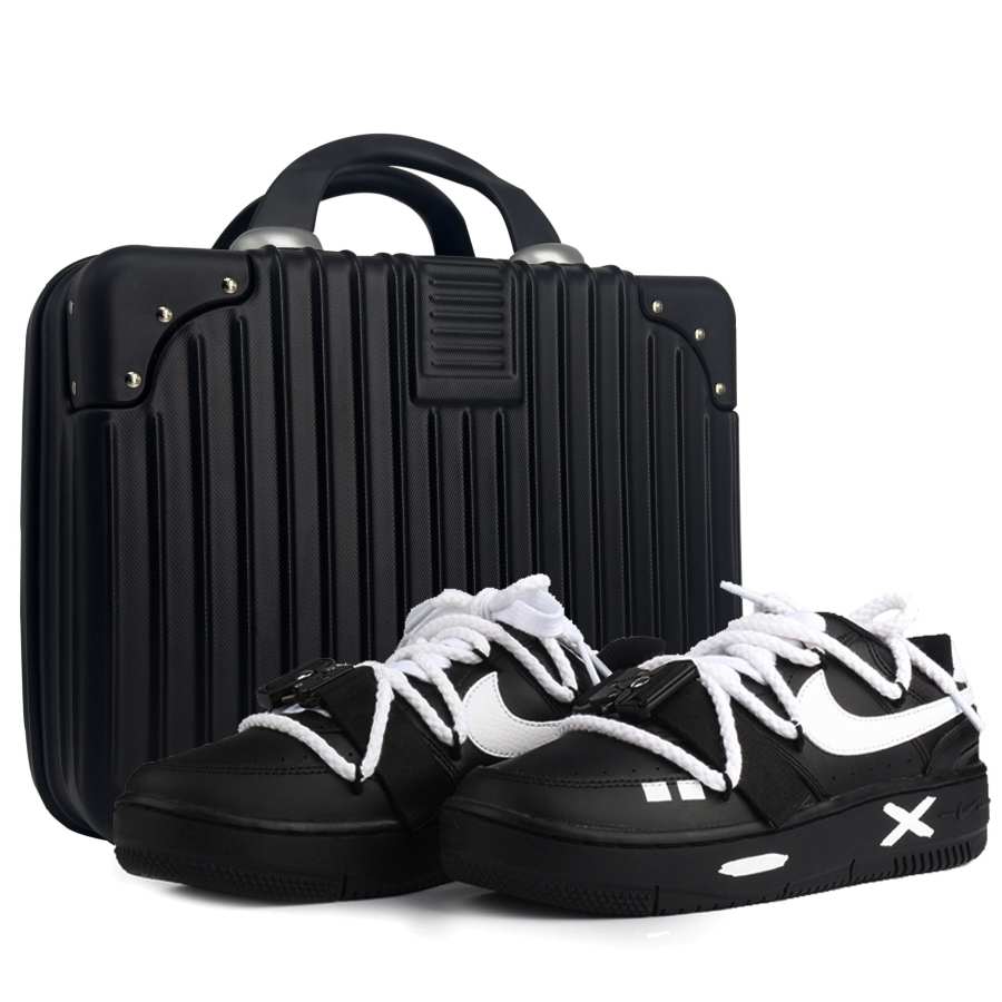 Nike Nike Gamma Force Coverage Slip Resistant Waterproof Abrasion Resistant Balance Low top Skateboard Shoes Unisex Black