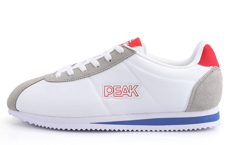 PEAK PEAK Lightweight Low top Skateboard Shoes Men's All White