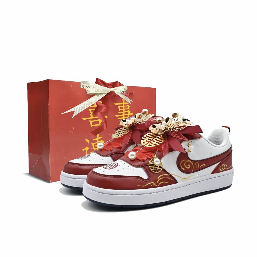 Nike Nike Court Borough Bonded For Life Synthetic Leather Abrasion Resistant Abrasion Resistant Low top Skateboard Shoes