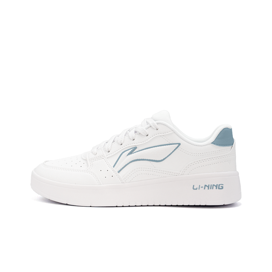 Li-Ning Li Ning Sycee Slip Resistant, Abrasion Resistant, Height Increasing Low top Skateboard Shoes Men's White Blue