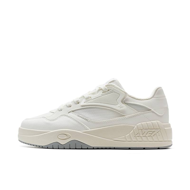 XTEP Air Force 1 Slip Resistant Abrasion Resistant Low top Skateboard Shoes Men's Sail White