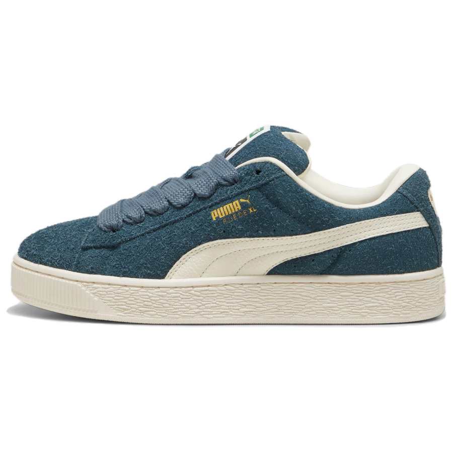 PUMA Suede Low top Skateboard Shoes Men's Dark Blue White