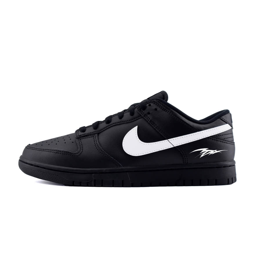 Nike Nike Dunk LOW RETRO Leather Abrasion Resistant Low top Skateboard Shoes Unisex Black White