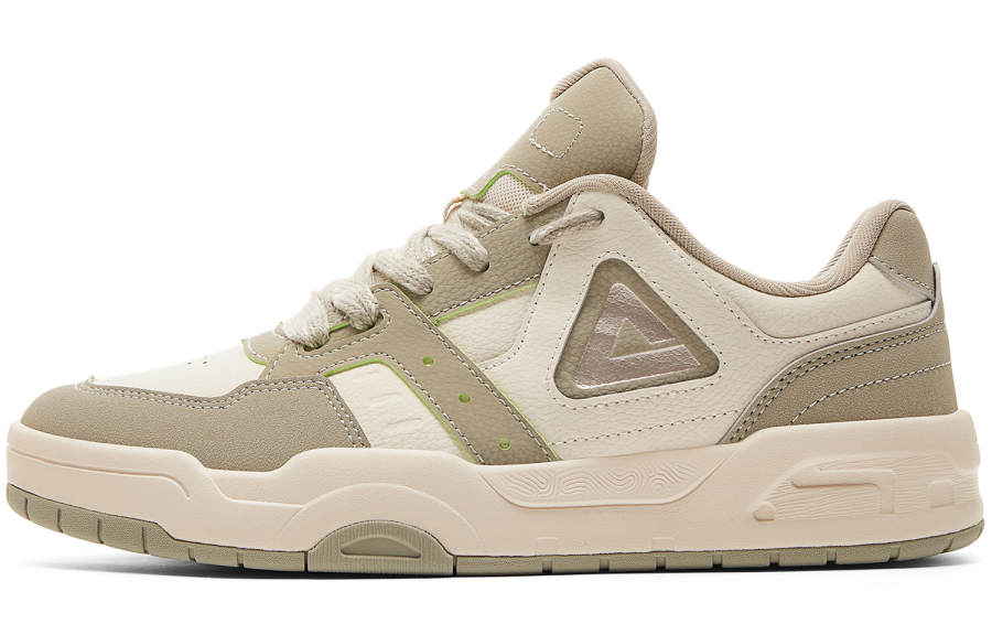 PEAK Taichi, Star Enlightenment Cushioning Coverage Slip Resistant Low top Trendy Culture Shoes Women's Khaki Green
