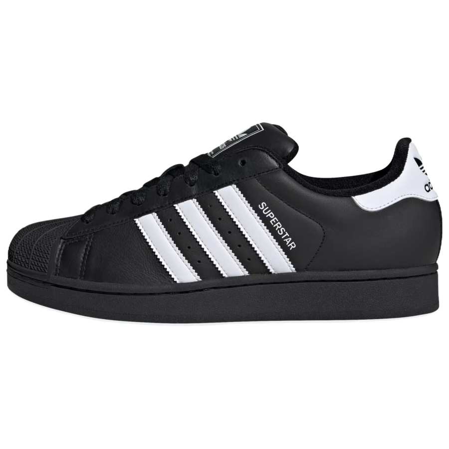 Adidas Originals Superstar 2 Skate Shoes Unisex Low Top Black White