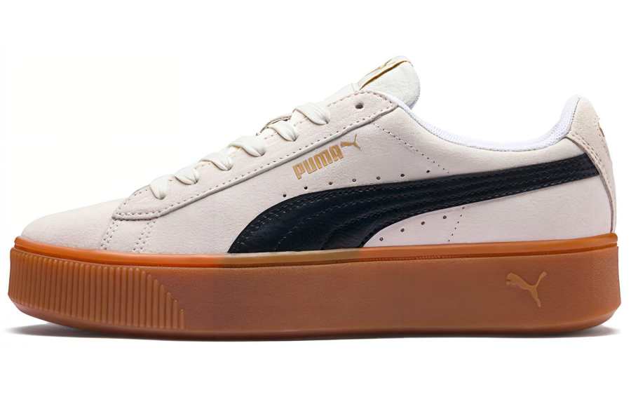 PUMA Vikky Stacked Retro Casual Skateboarding Shoes White Women's