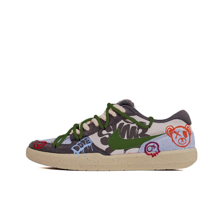 Nike Nike SB Force 58 Canvas Abrasion Resistant Abrasion Resistant Low top Skateboard Shoes Men's