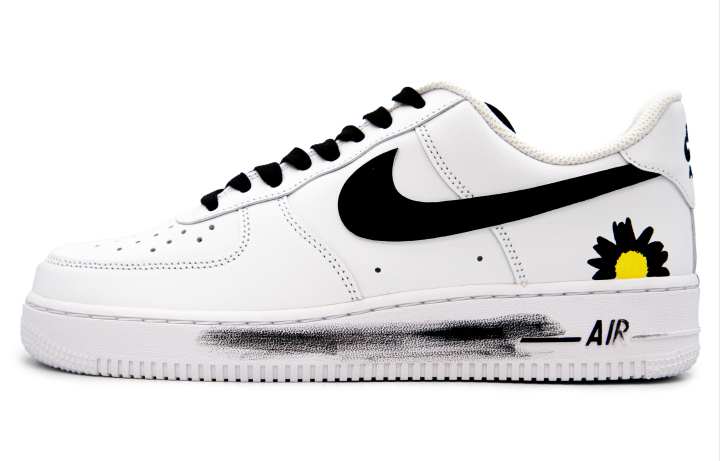 Nike Nike Air Force 1 G Small Daisy Low top Skateboard Shoes Unisex Black White