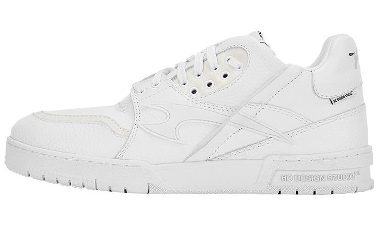 HARSH AND CRUEL 330 Leather Low top Skateboard Shoes Unisex White