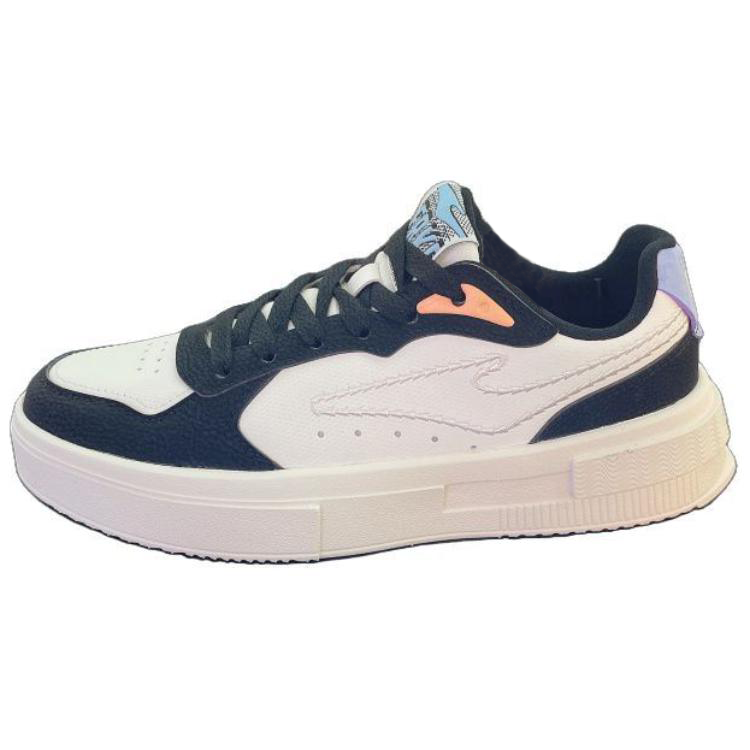 Erke Coverage Abrasion Resistant Coverage Abrasion Resistant Low top Skateboard Shoes Women's White Blue