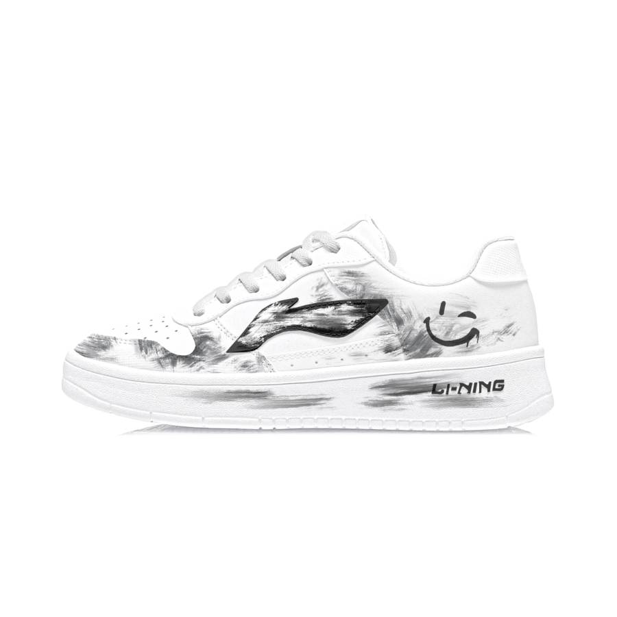 Li-Ning Li Ning Floating Boat Coverage Slip Resistant Cushioning Low top Skateboard Shoes Men's